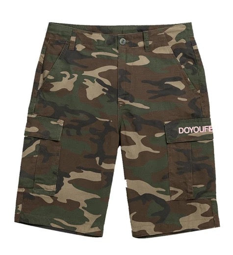 DYFM Camo Cargo Shorts